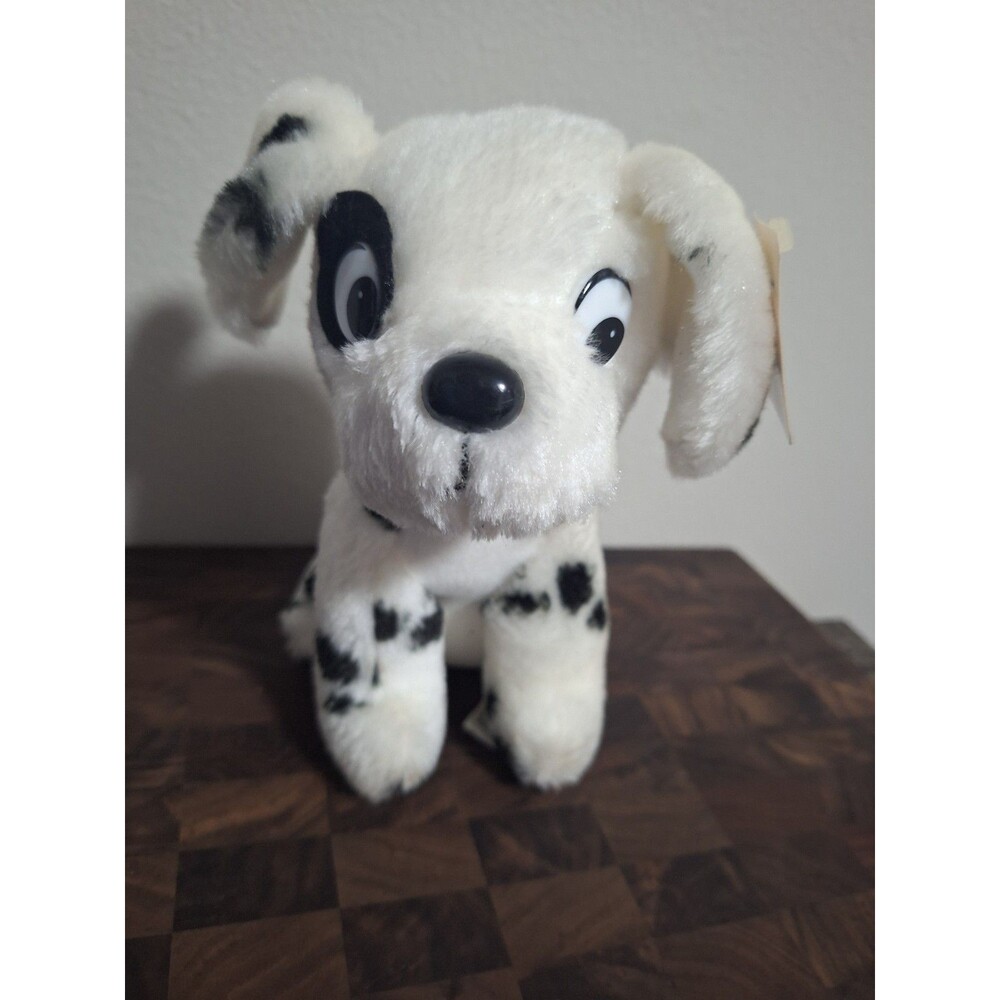 Vintage Disney 101 Dalmatians Plush Puppy Canasa Trading 1985‎ Stuffed Toy Tag